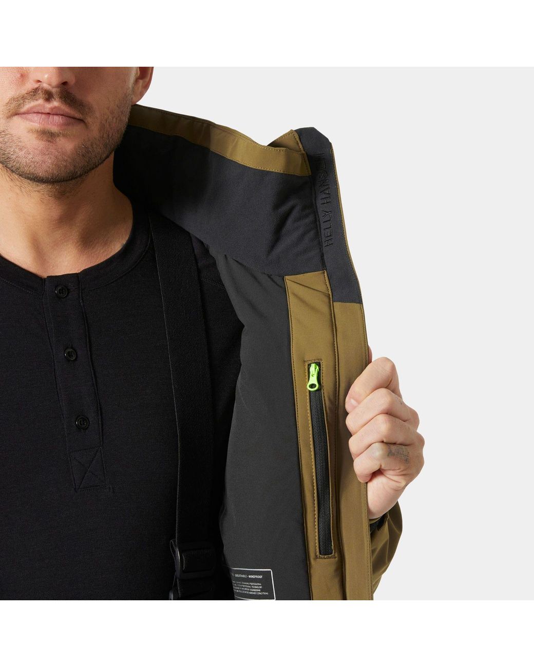 Helly Hansen Black Kvitfjell Race Insulated Ski Jacket for men