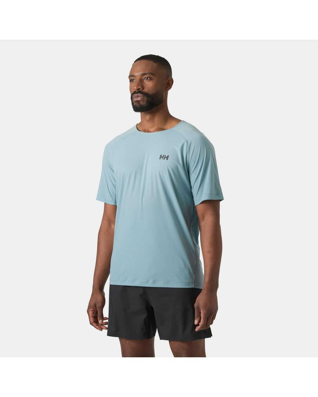 Helly Hansen Blue Trail Short Sleeve T-Shirt for men