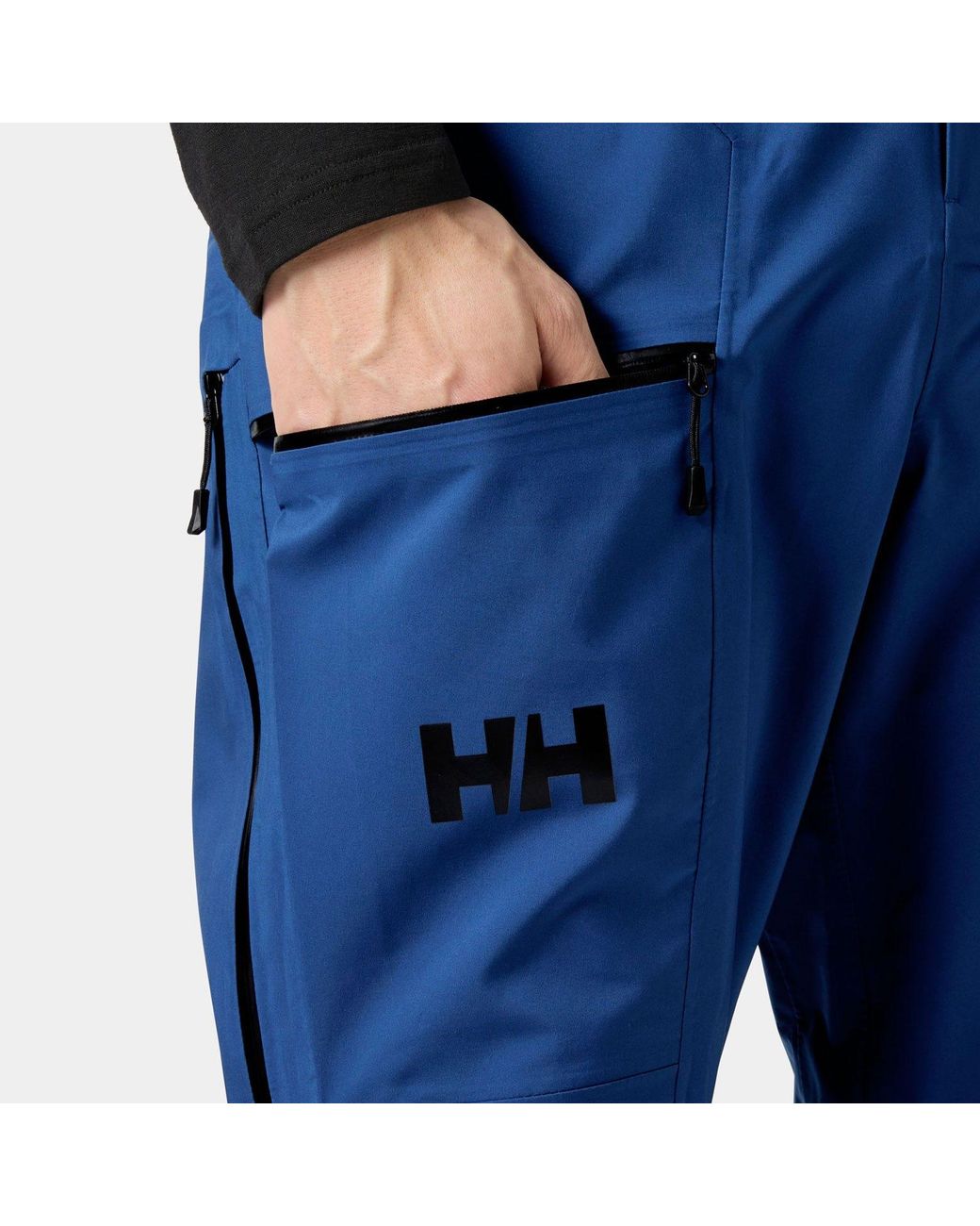 Helly Hansen Blue Verglas Bc Bib Shell Pants for men
