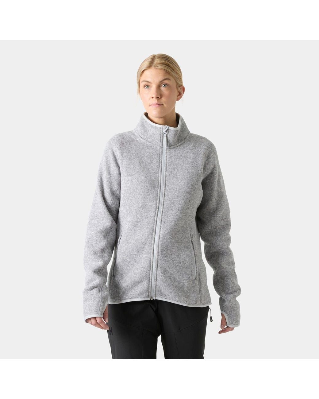 Helly Hansen Gray Varde Fleece 2.0 Jacket