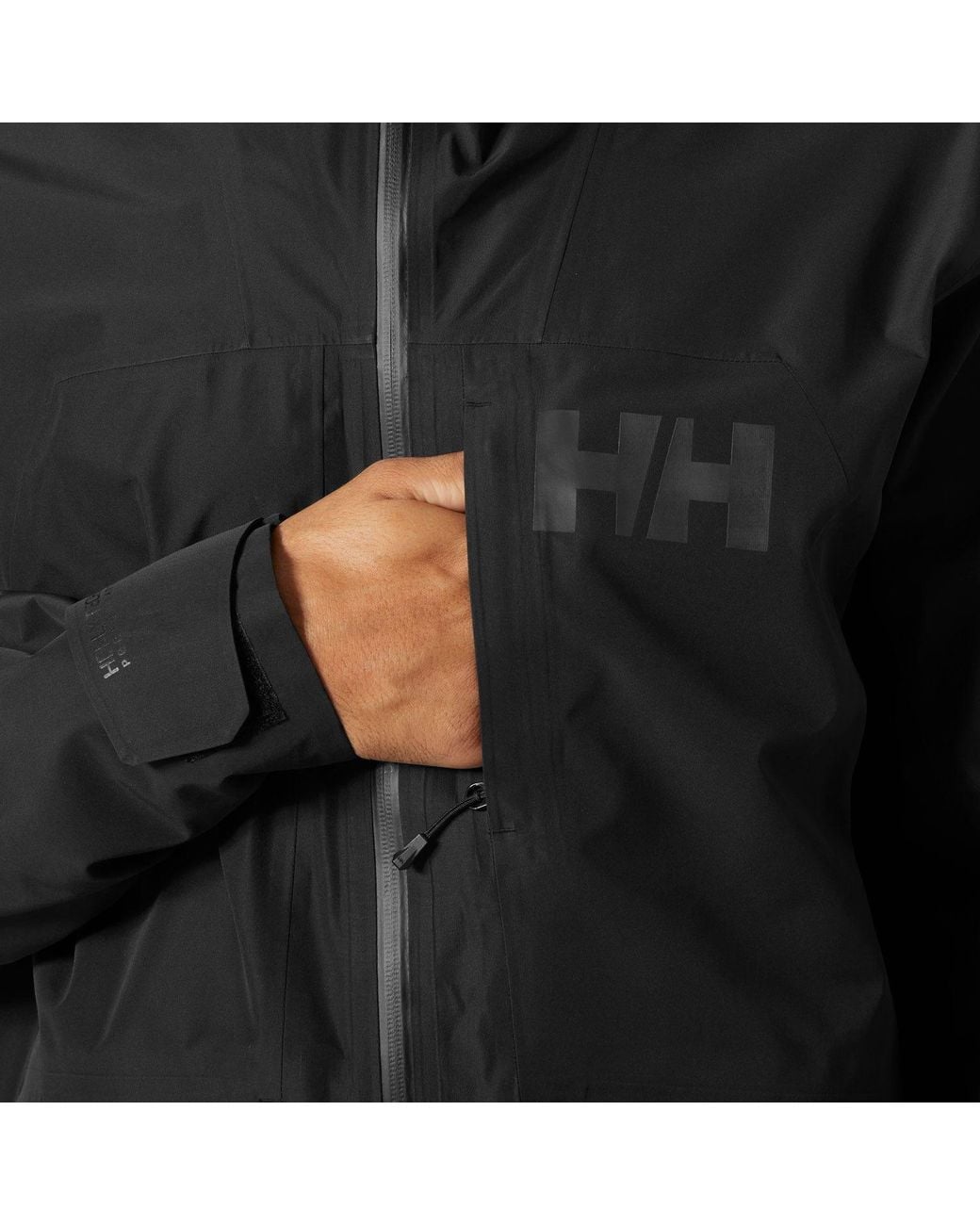 Helly Hansen Black Emiko Shell Ski Jacket for men