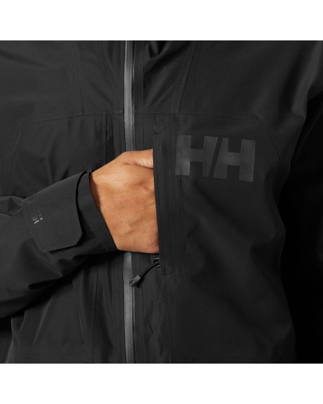 Helly Hansen Black Emiko Shell Jacket for men