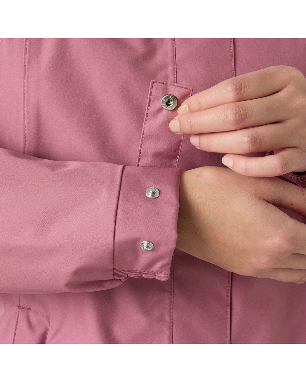 Helly Hansen Pink Aden Long Insulated Rain Coat