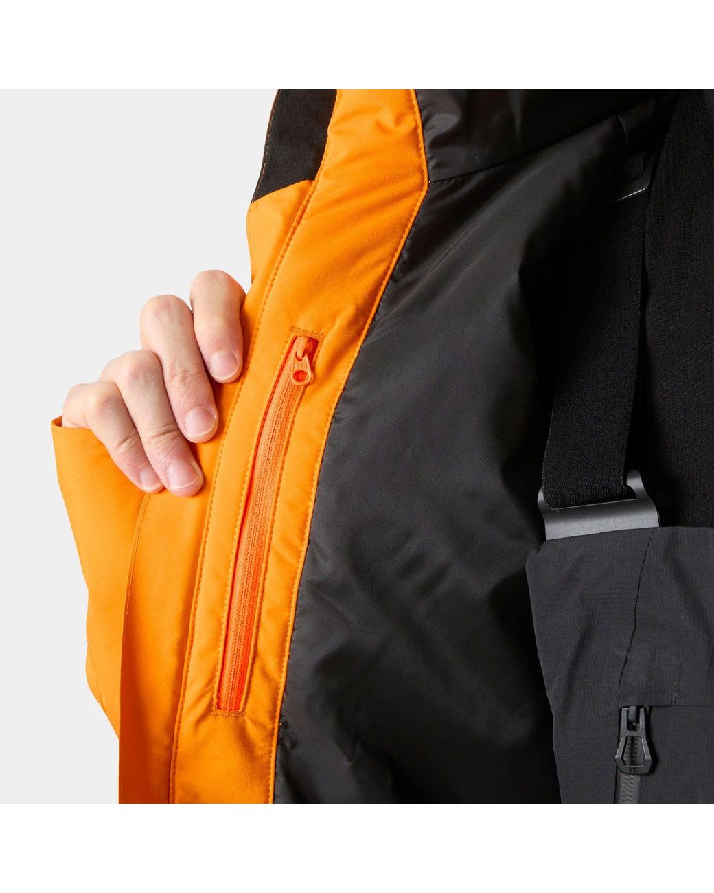 Powderface Ski Jacket di Helly Hansen in Orange da Uomo