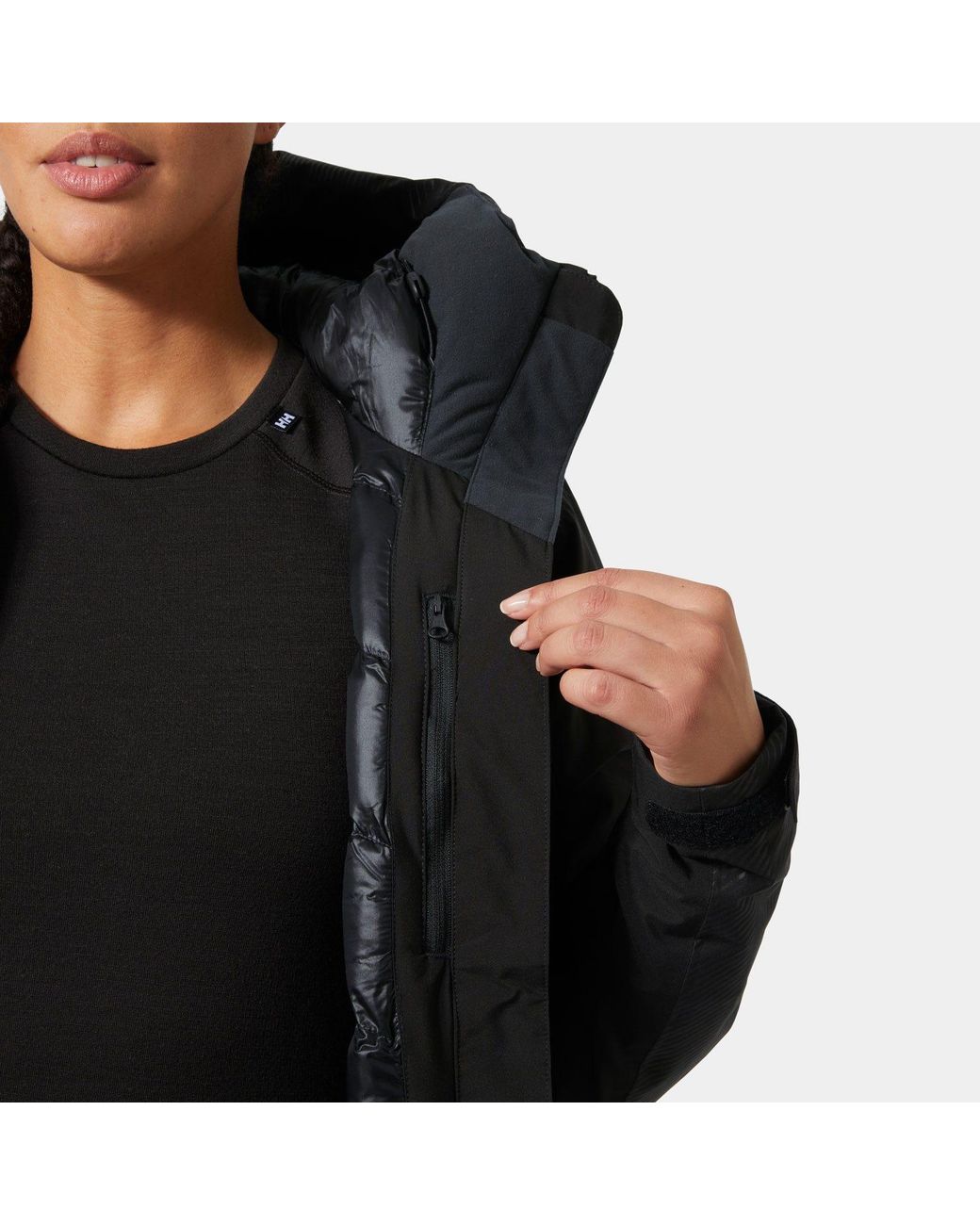 Helly Hansen Black Val-D'Isère 3.0 Jacket