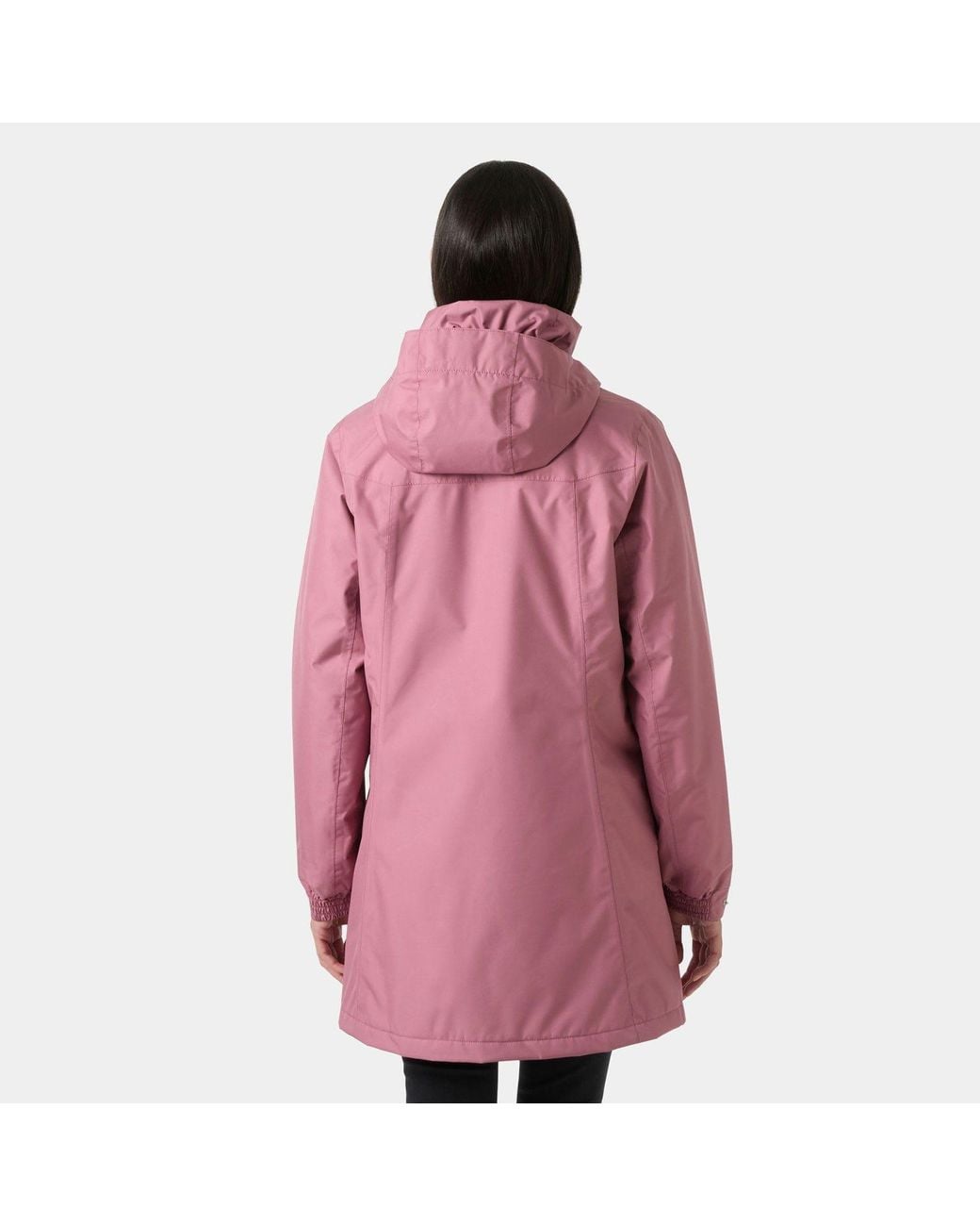 Helly Hansen Pink Aden Long Insulated Rain Coat