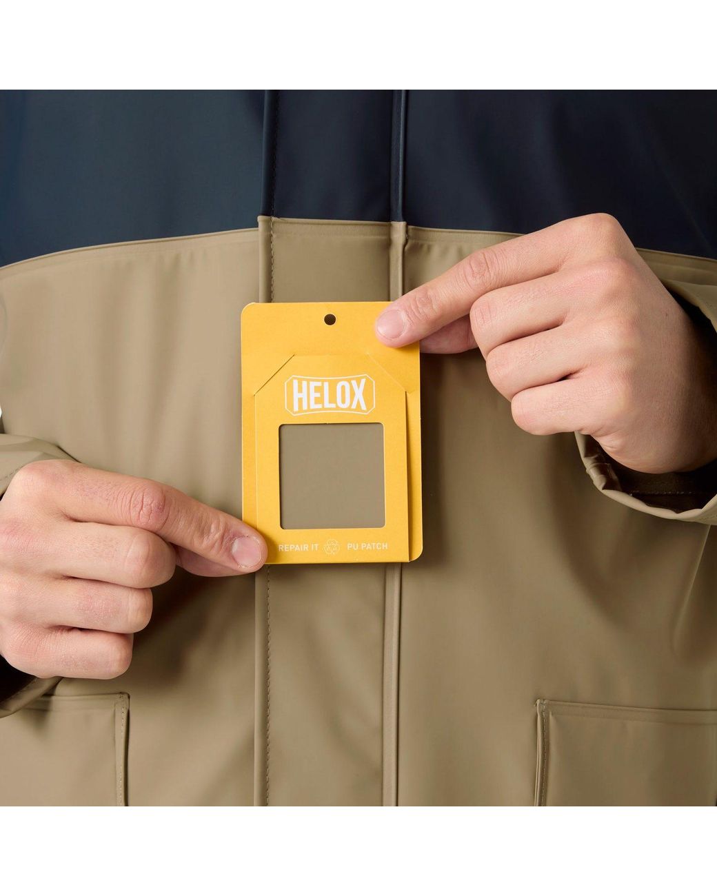 Helly Hansen Blue Moss Block Coat for men