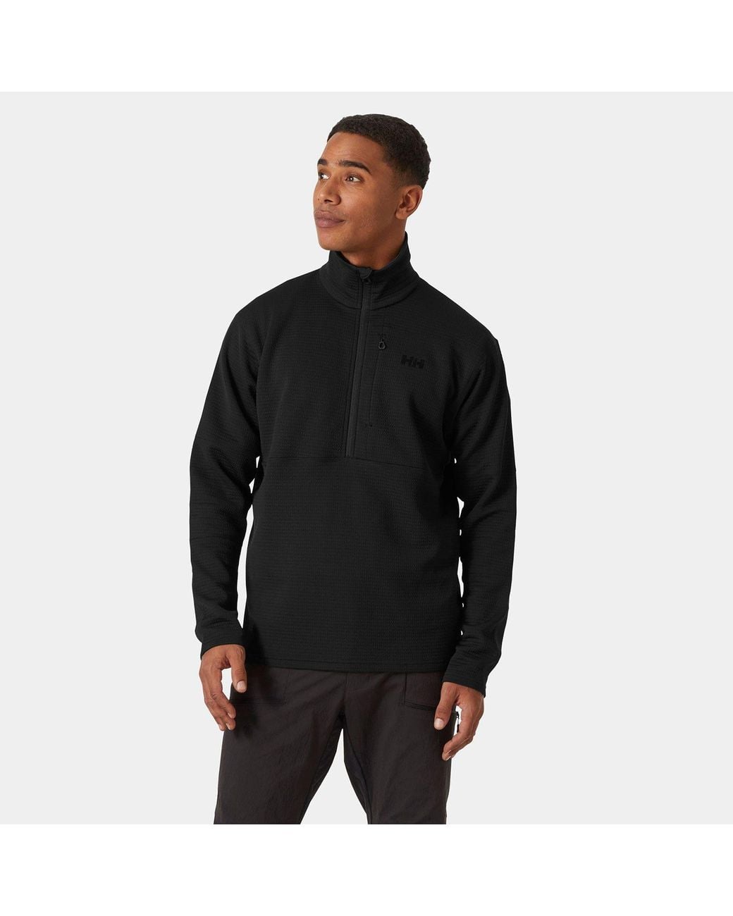 Evolved Air 1/2 Zip Midlayer Hombre Helly Hansen de hombre de color Black