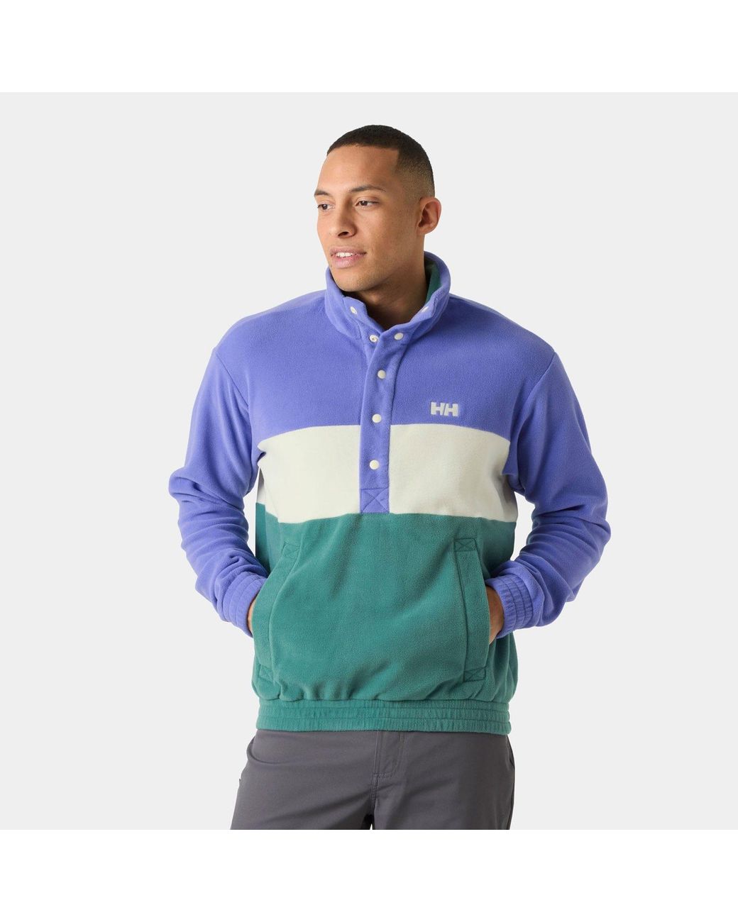 Helly Hansen Blue Daybreaker Hugg Snap Fleece for men