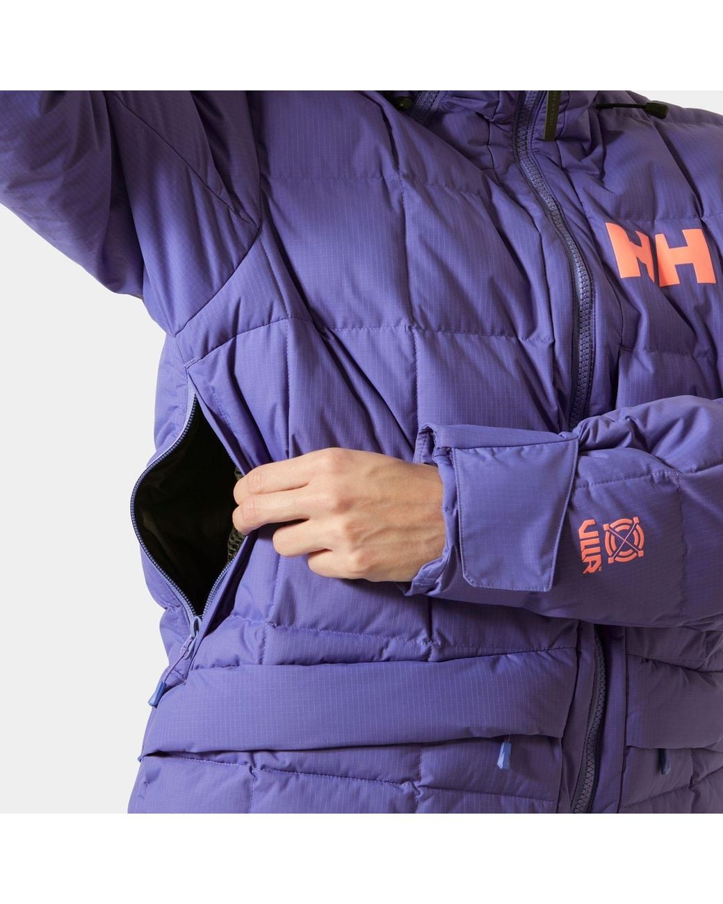 Helly Hansen Purple Emiko Ridable Puffy Ski Jacket
