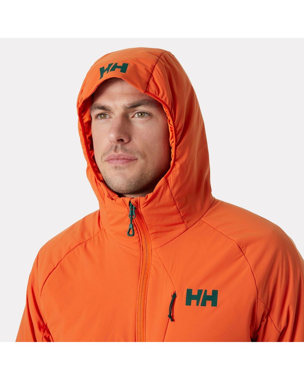 Helly Hansen Orange Odin Stretch Hood Insulator 2.0 for men