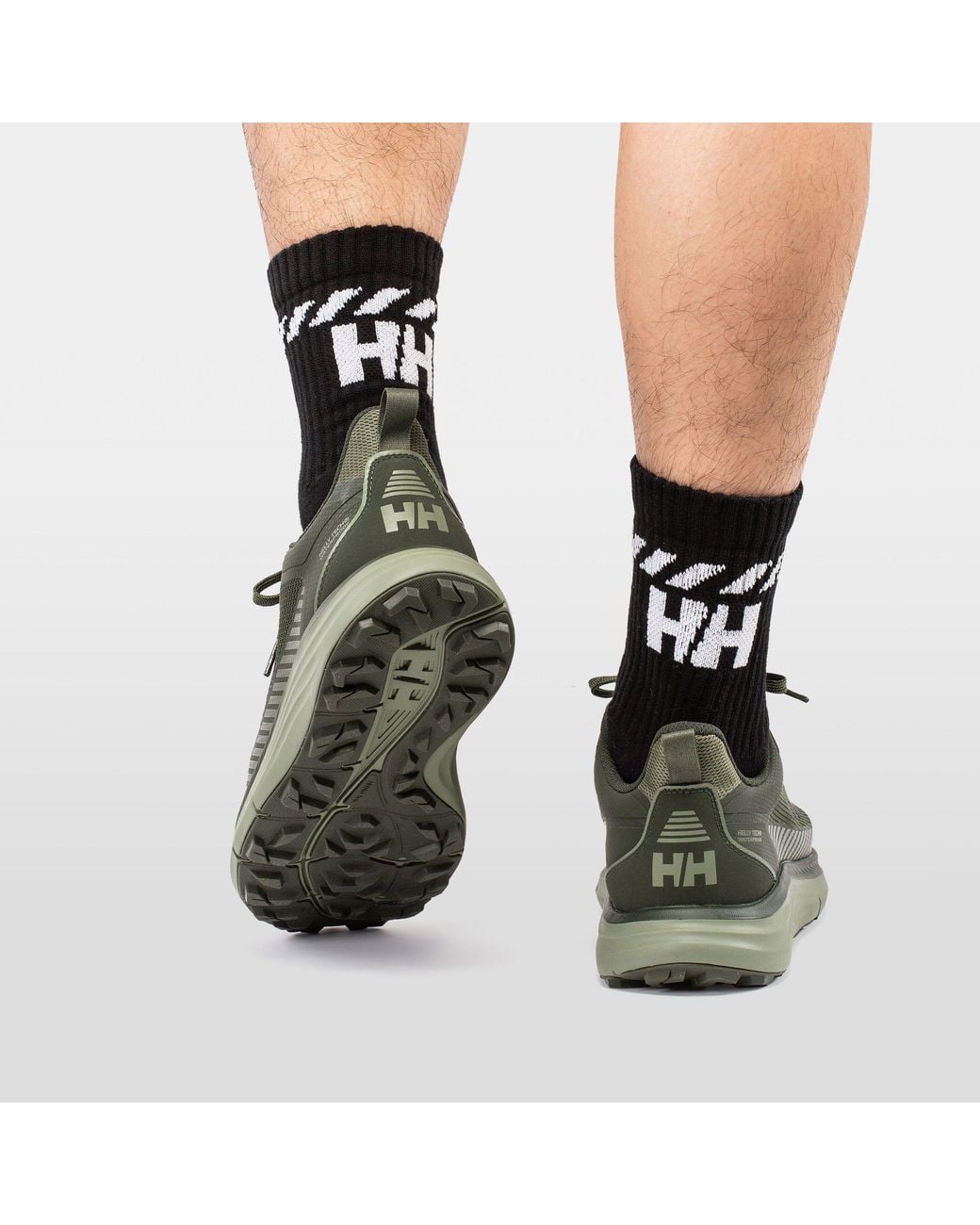 Helly Hansen Green Stega Helly Tech Waterproof Hiking Shoes for men