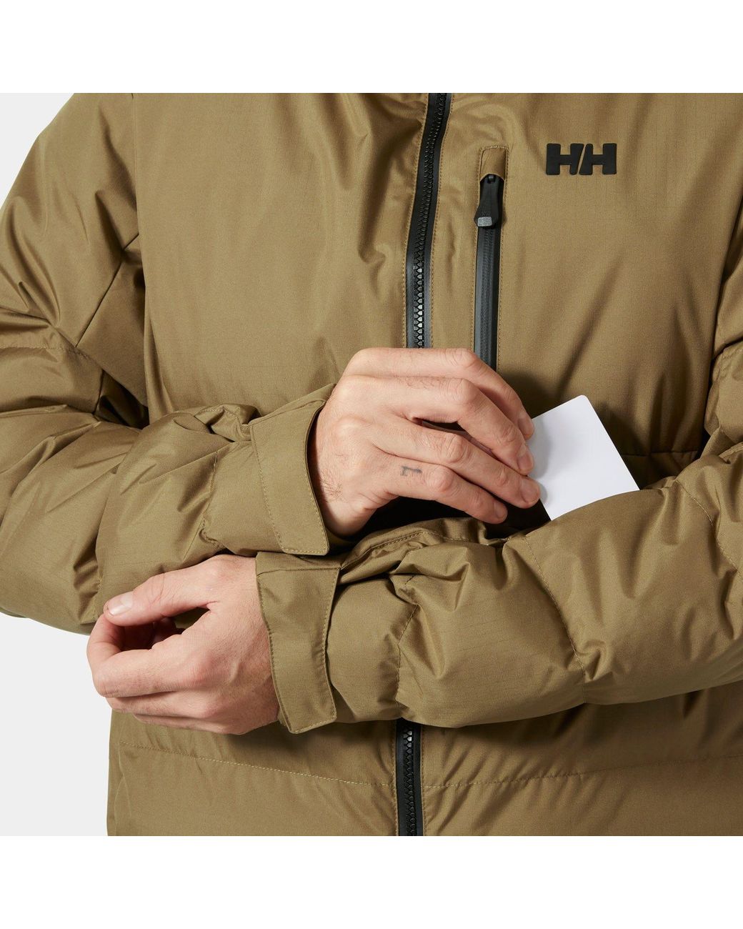 Helly Hansen Green Kvitfjell Race Puffy Ski Jacket for men