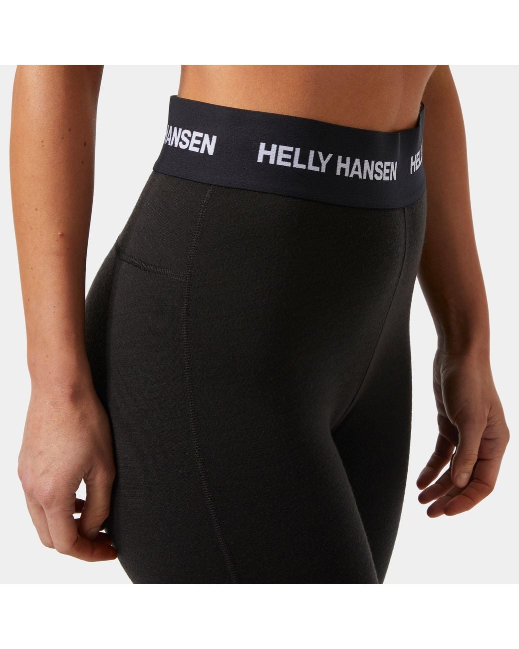 Helly Hansen Black Lifa Merino Medium Pants