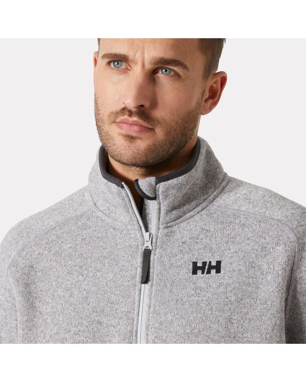 Helly Hansen Gray Varde Fleece Jacket 2.0 for men