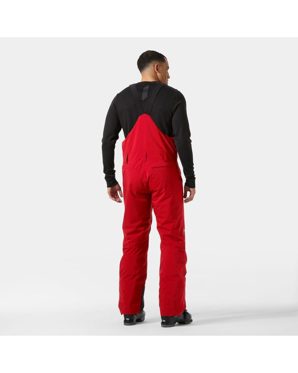 Helly Hansen Red Legendary Insulated Ski Bib Trousers