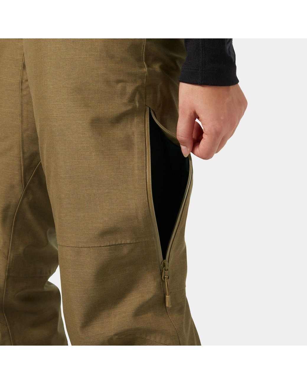 Helly Hansen Green Powderqueen Ski Trousers for men