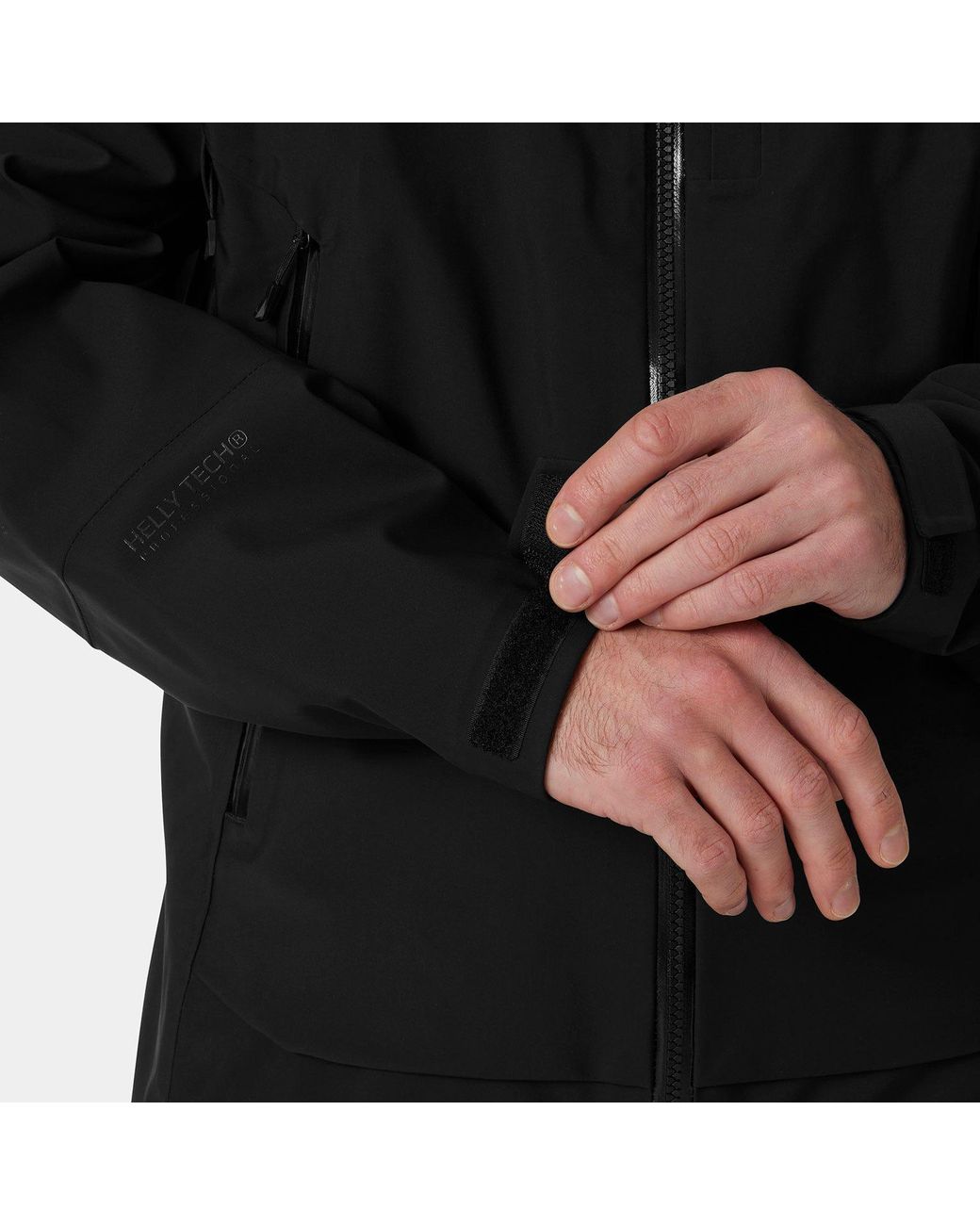 Helly Hansen Black Verglas Backcountry Ski Shell Jacket for men