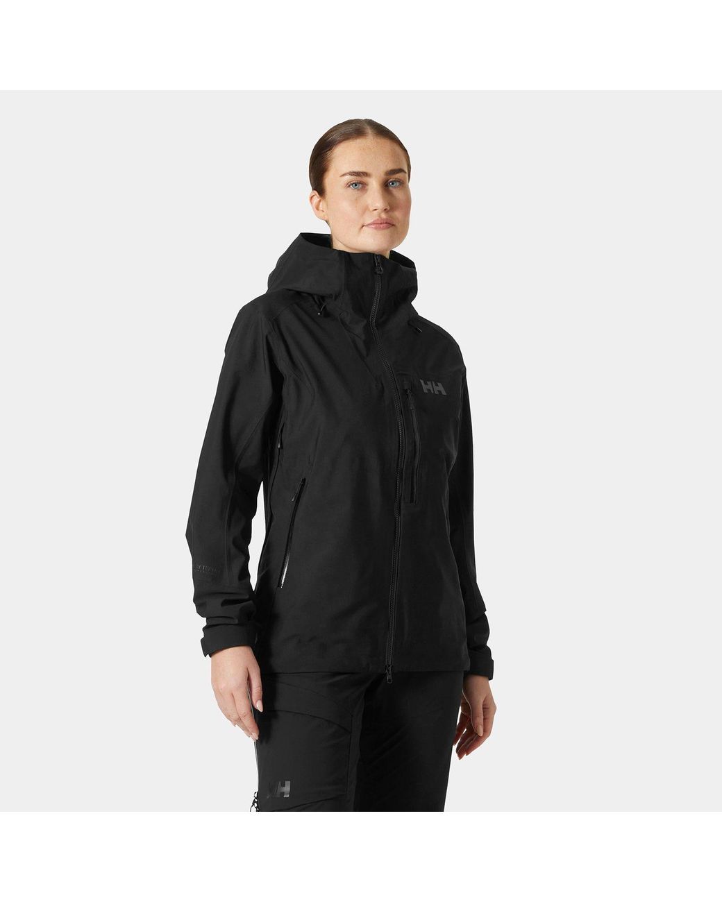 Helly Hansen Black Verglas Backcountry Ski Shell Jacket