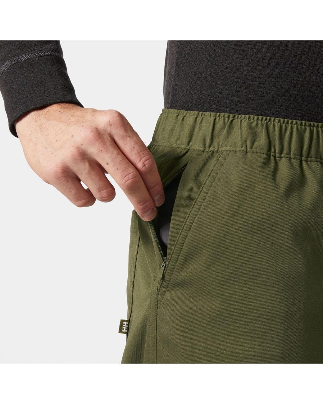 Helly Hansen Green Holmen Relaxed Trousers for men