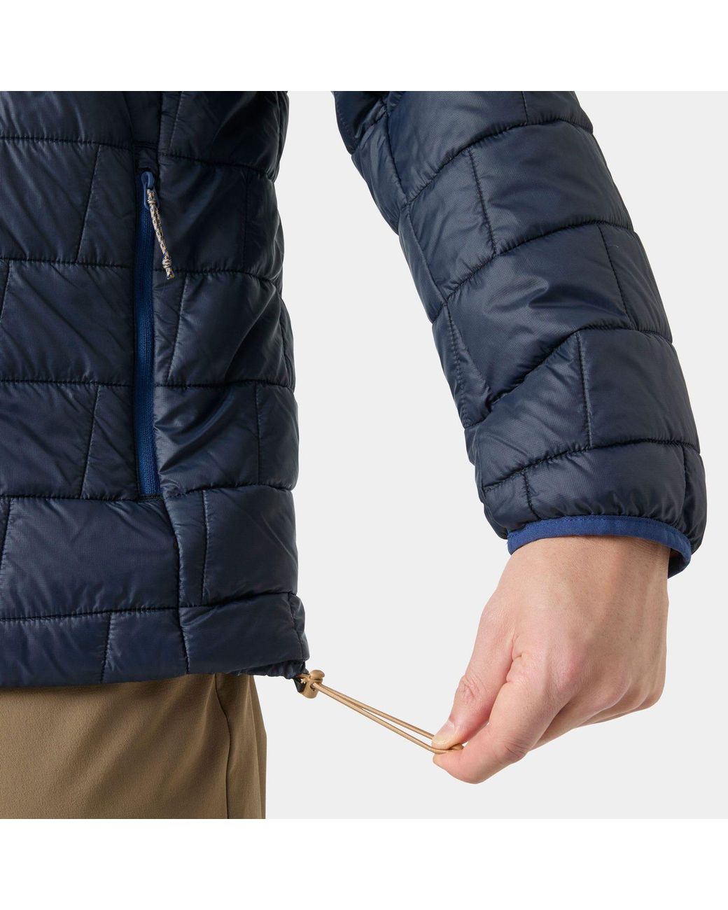Helly Hansen Blue Lifaloft Hooded Insulator for men