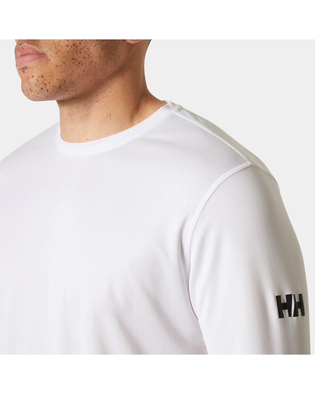 Helly Hansen White Helly-hansen Hh Tech Crew Ls 2.0 for men