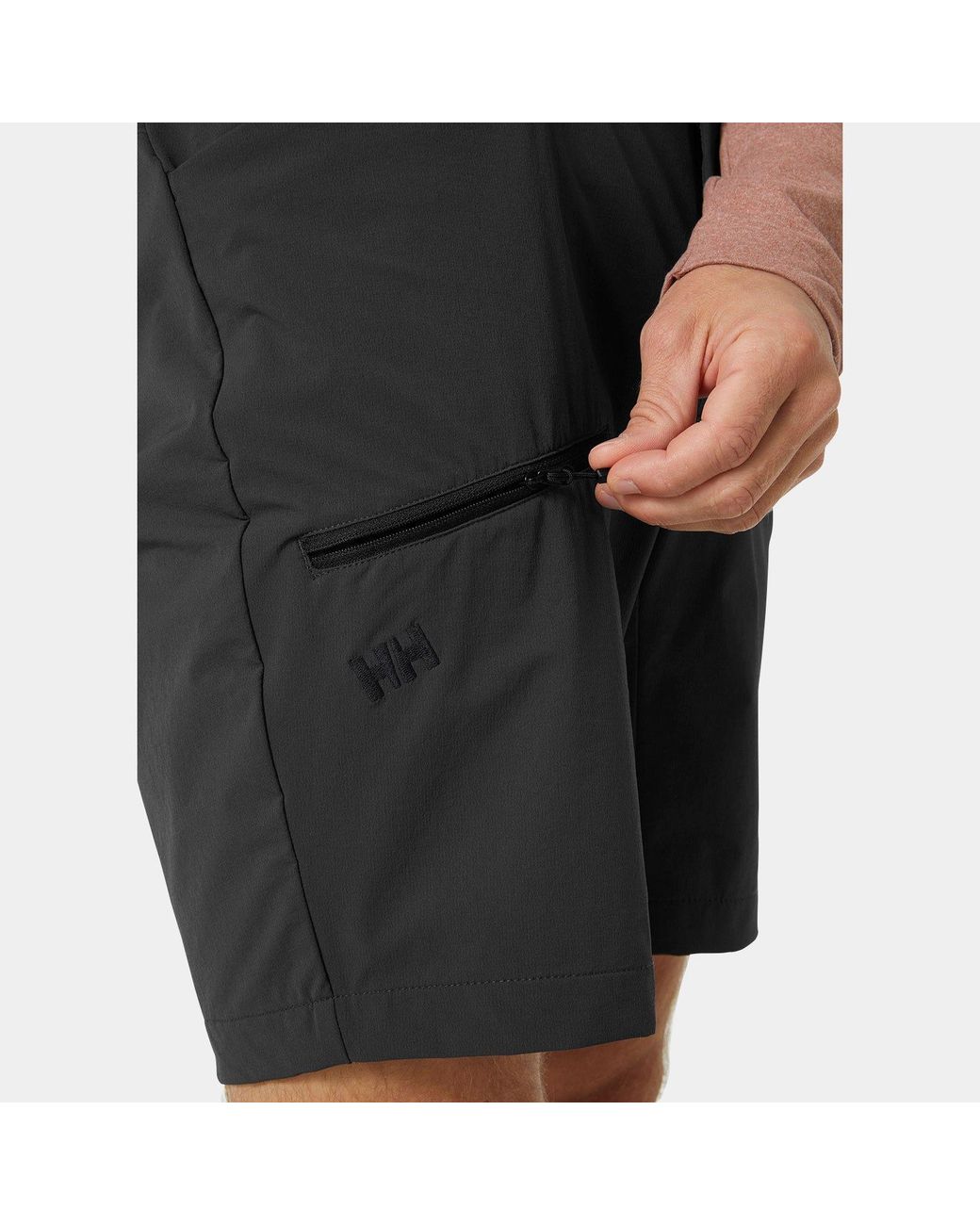 Helly Hansen Black Blaze Softshell Shorts for men