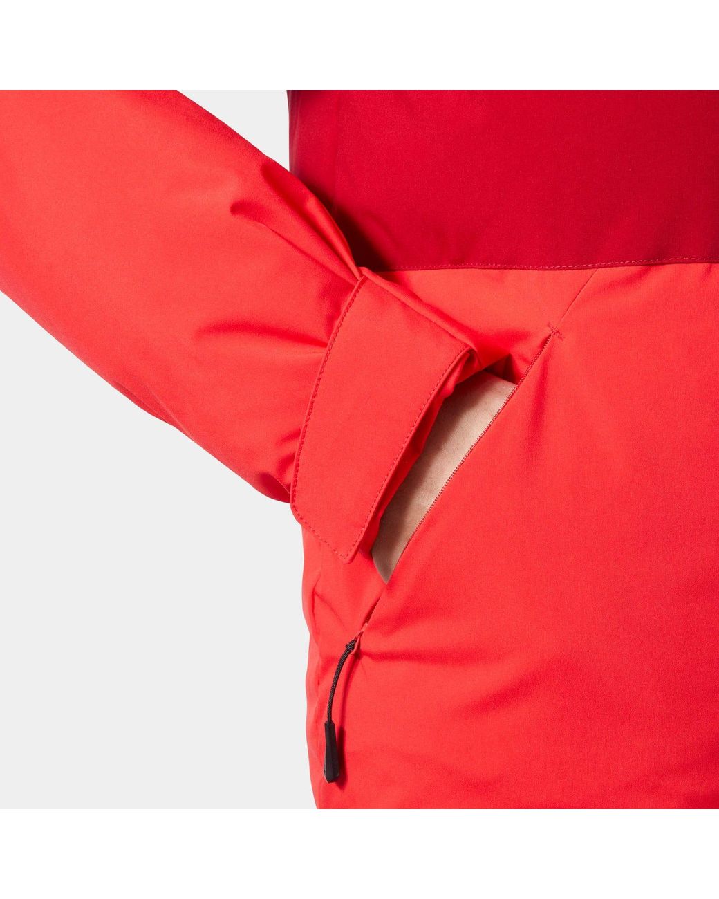 Nora Short Puffy Giacca Da Sci Rosso di Helly Hansen in Red