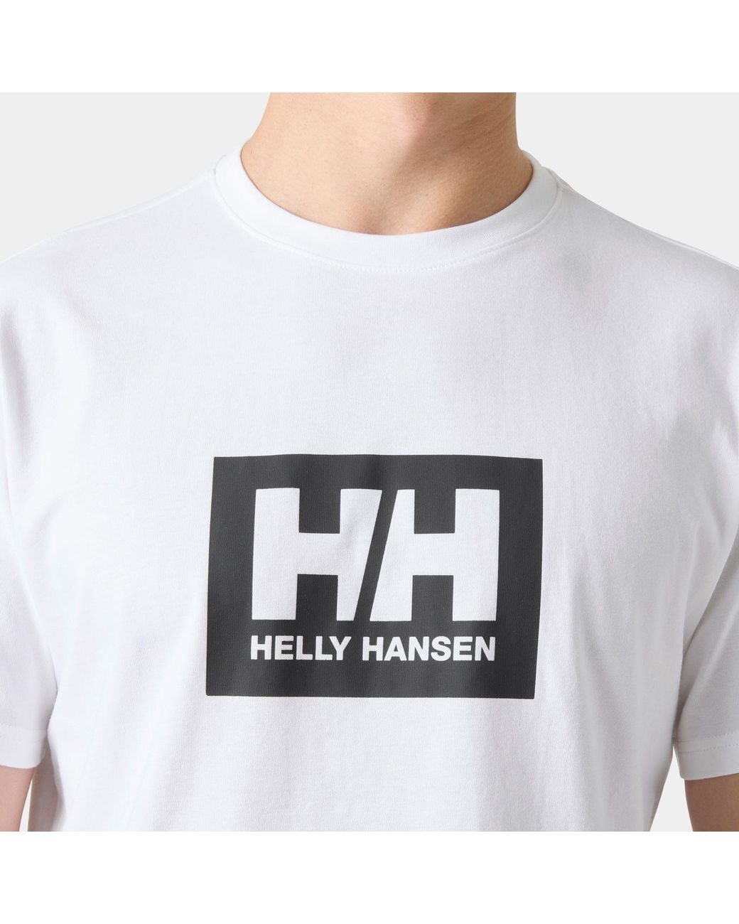 Camiseta Hh Box Para Hombre Helly Hansen de hombre de color White
