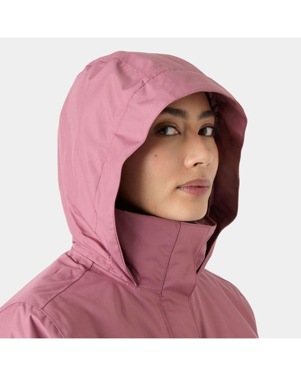 Helly Hansen Pink Aden Long Insulated Rain Coat