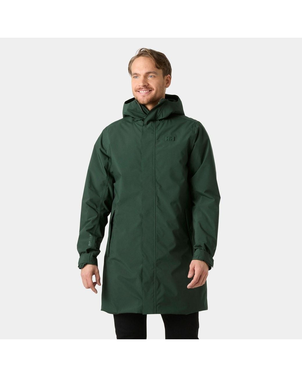 Helly Hansen Green Brussel Insulated Raincoat for men