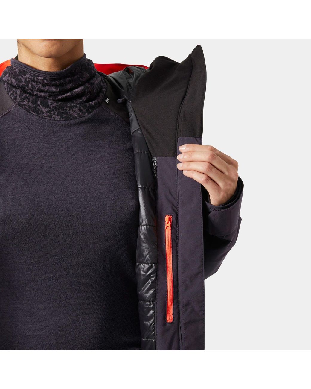 Helly Hansen Blue Whitewall Lifaloft 3.0 Ski Jacket