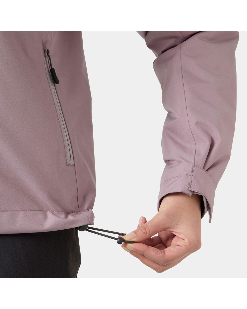Helly Hansen Purple Crew Hooded Pile Jacket