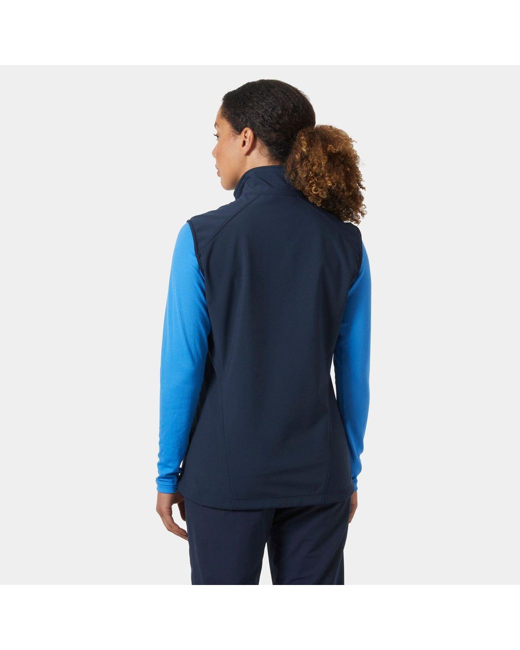 Helly Hansen Blue Paramount Athletic Cut Softshell Vest