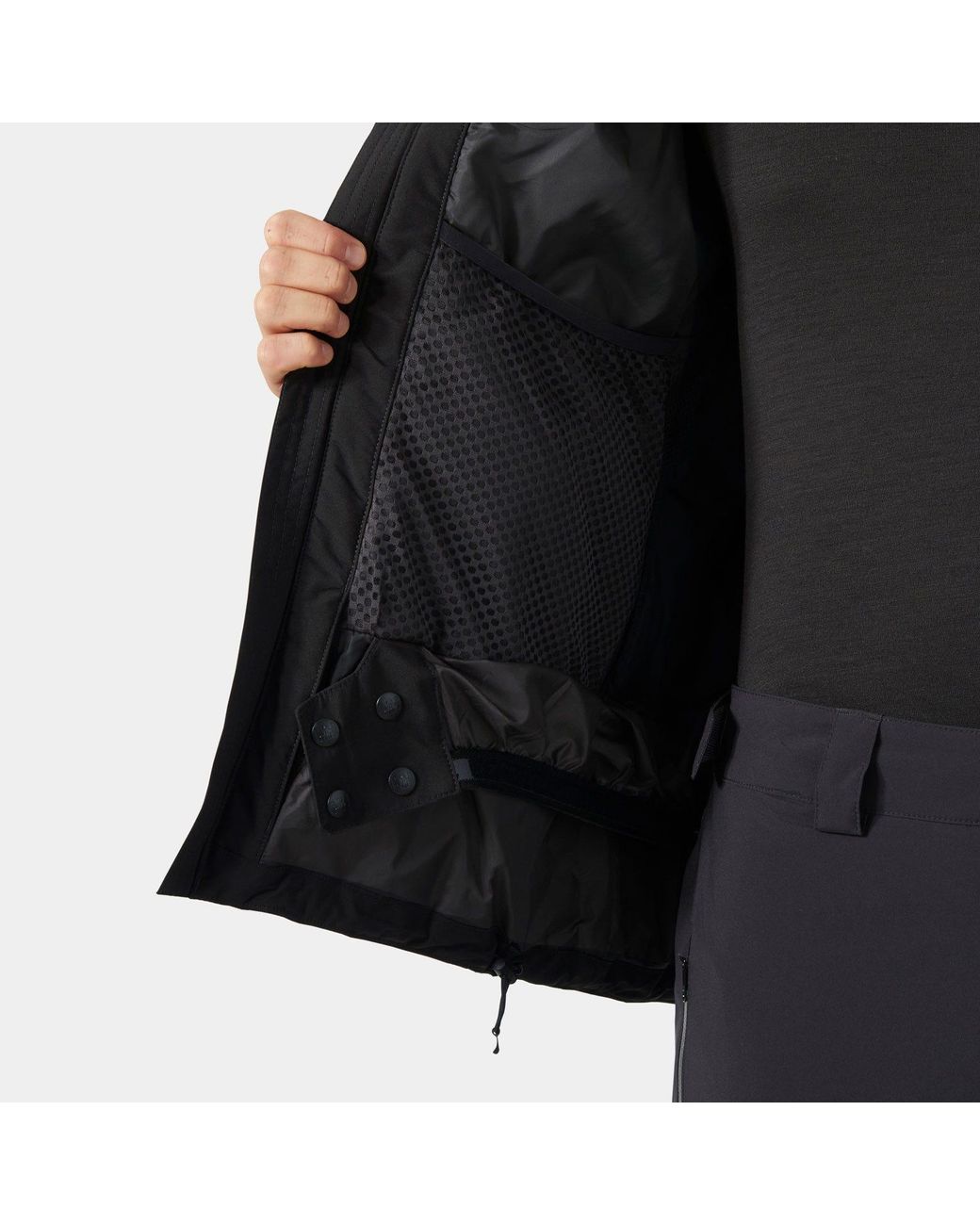 Helly Hansen Black Gravity Insulated Ski Jacket for men