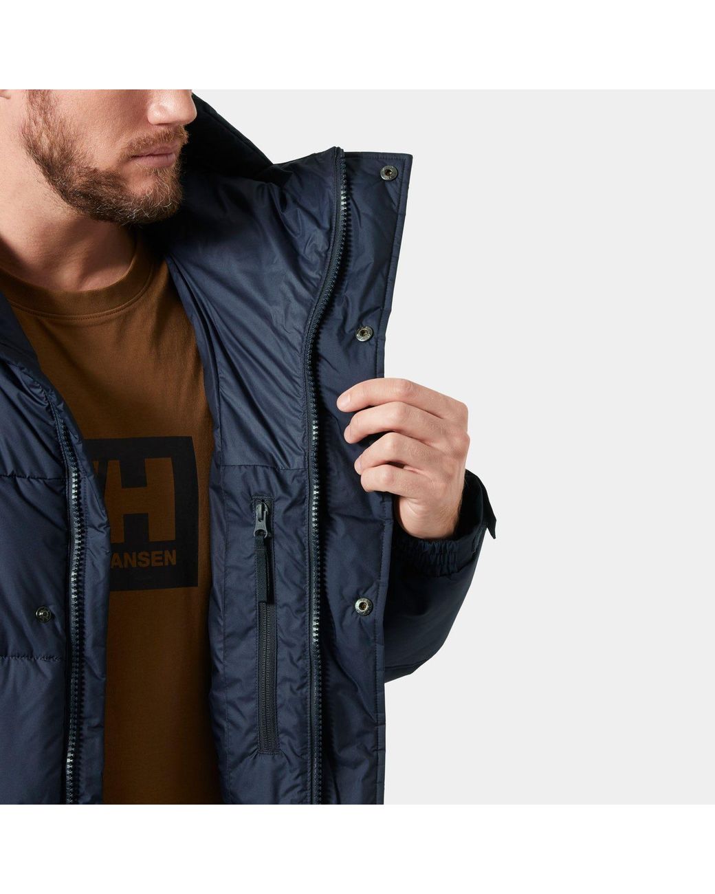 Helly Hansen Escape Down Parka Herren in Blue für Herren