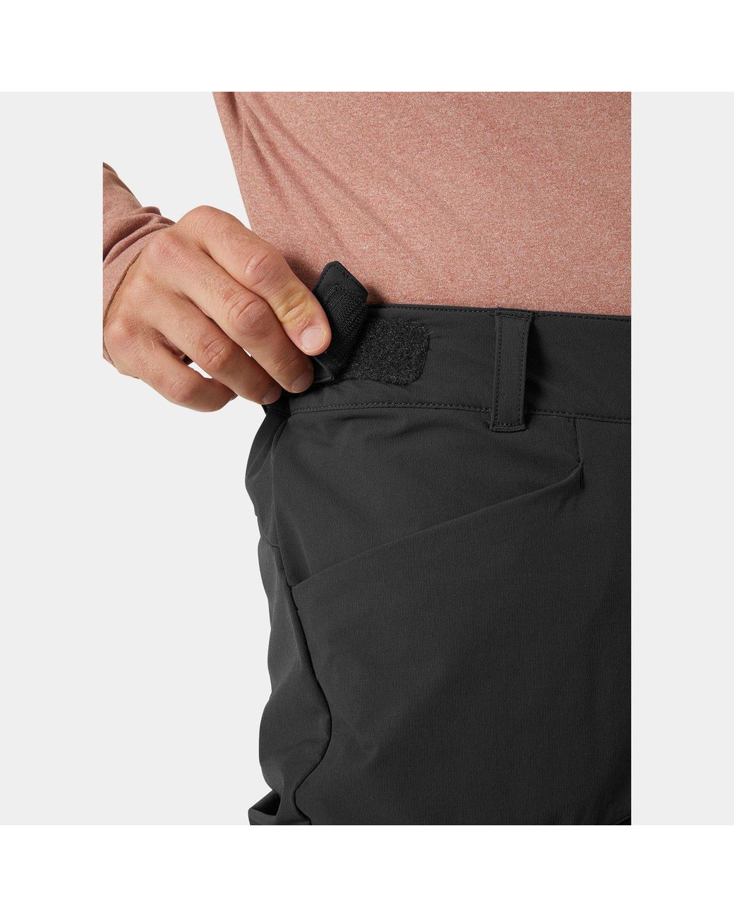 Helly Hansen Black Blaze Softshell Shorts for men