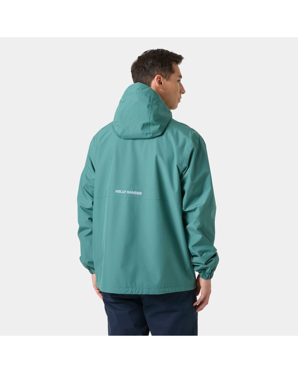 Sandoy Rain Jacket Hombre Helly Hansen de hombre de color Green