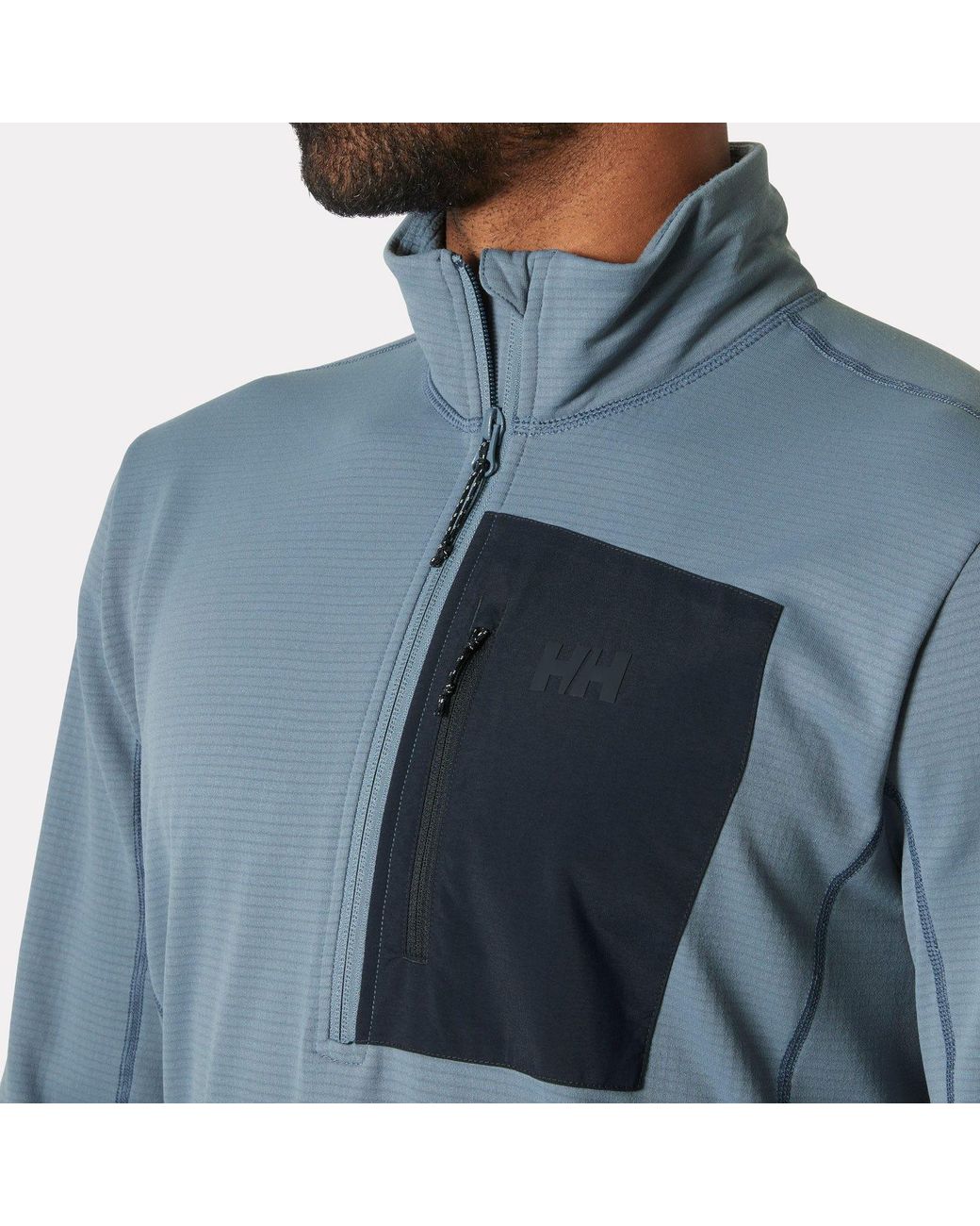 Helly Hansen Blue Versalite Half Zip Fleece for men