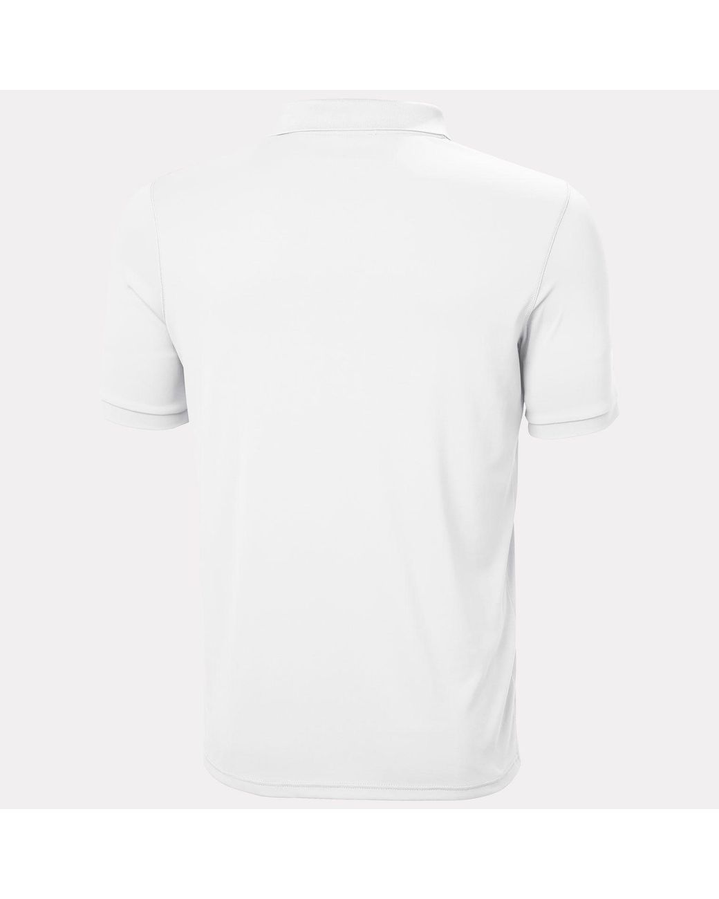Helly Hansen White Lifa Active Solen Short Sleeve Polo for men