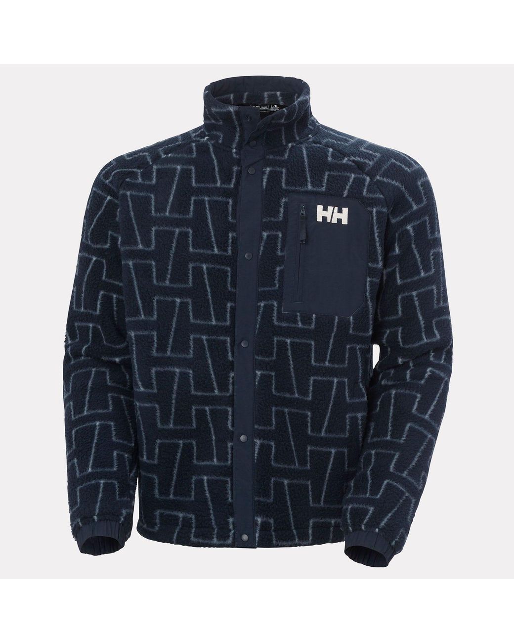 Helly Hansen Blue Panorama Printed Pile Snap for men