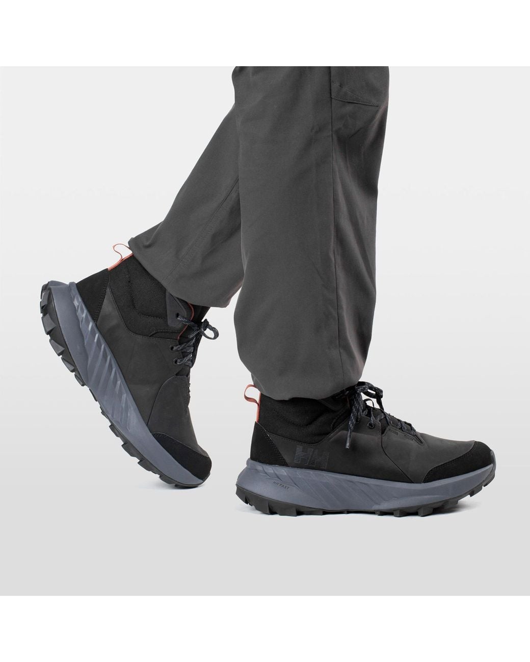 Helly Hansen Black Awe Hiker Leather Shoes for men