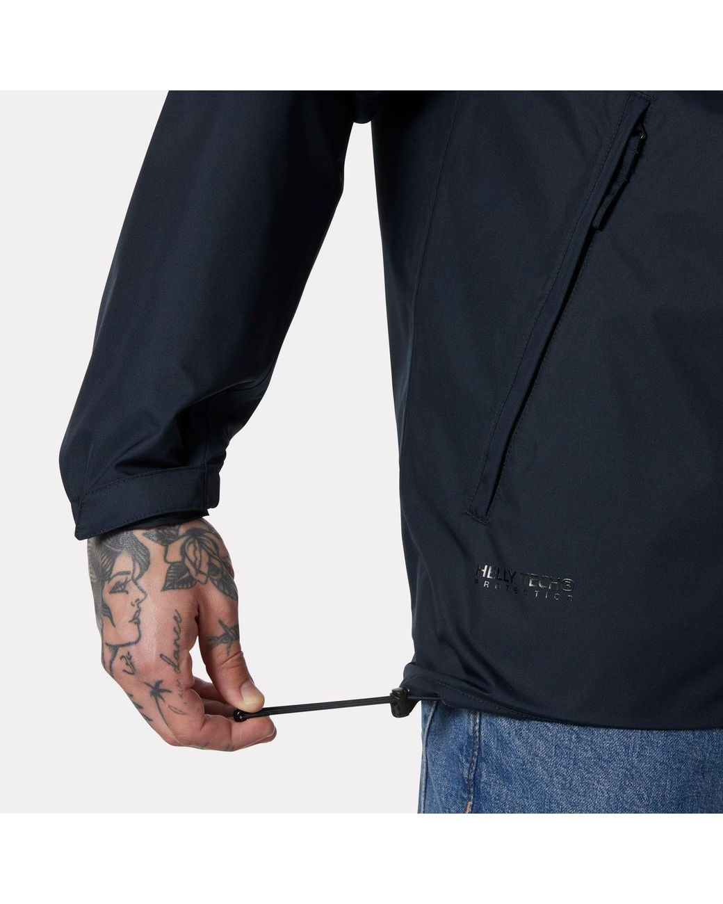 Helly Hansen Blue Ervik Fully Waterproof Jacket for men