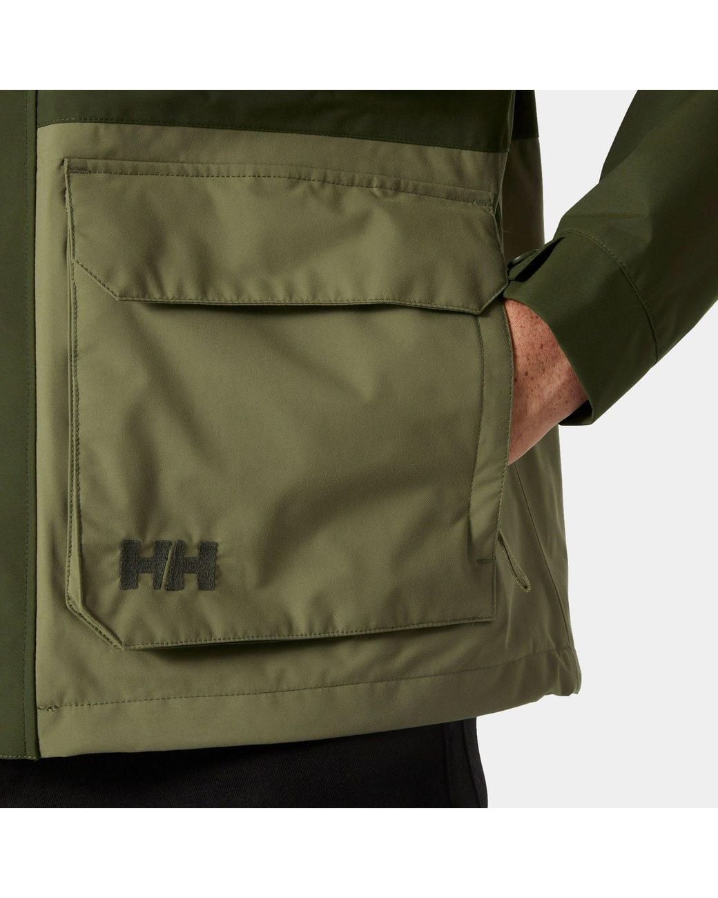 Helly Hansen Escape Utility Rain Jacket Herren in Green für Herren