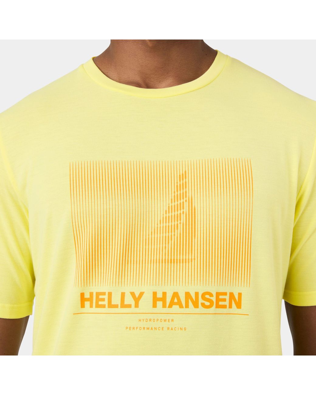 Helly Hansen Yellow Hp Race Sailing T-Shirt for men