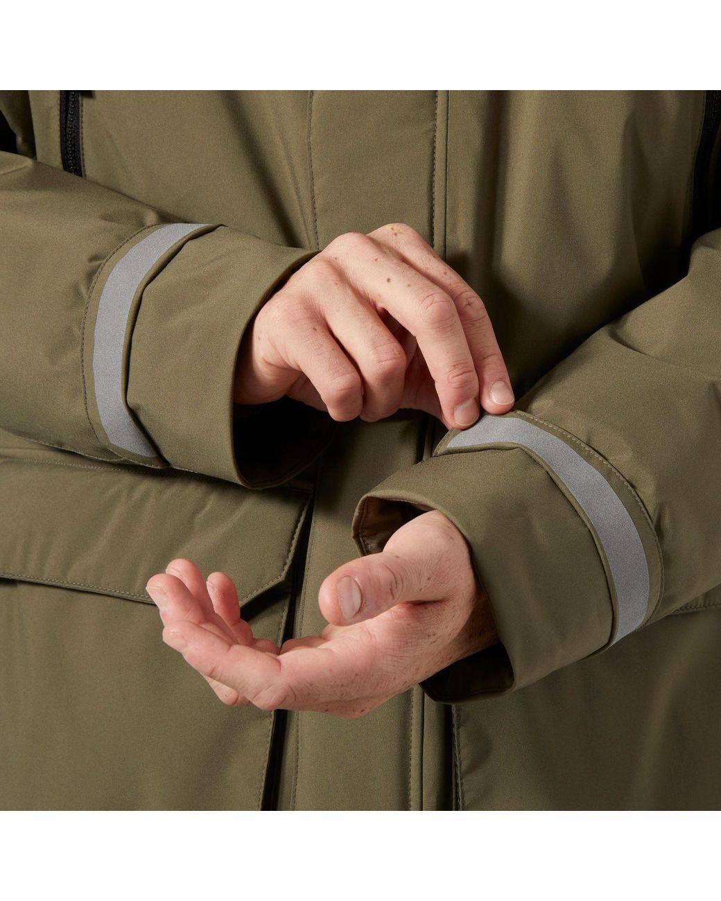Helly Hansen Green Reine Winter Parka for men