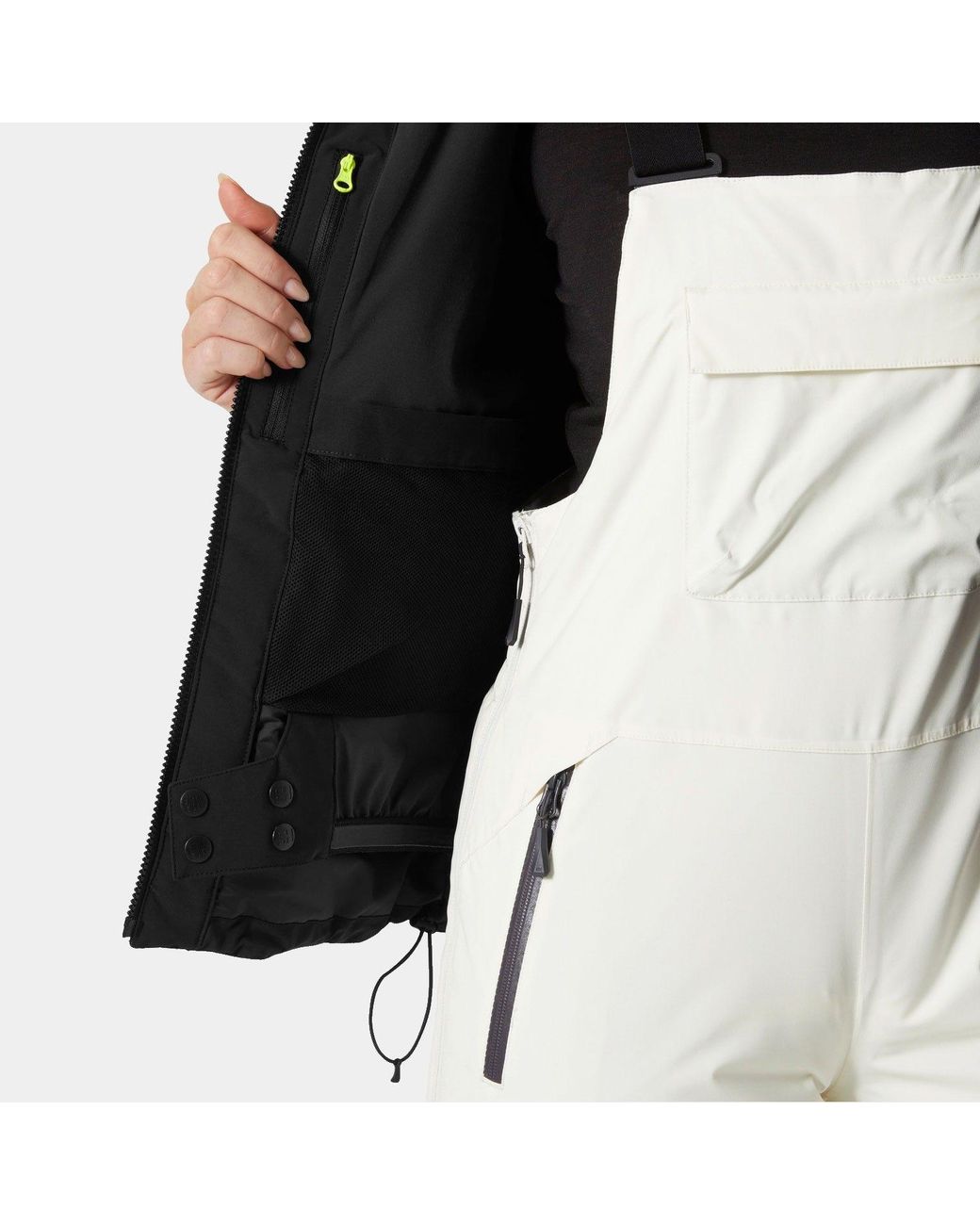 Helly Hansen Black Kvitfjell Race Insulated Ski Jacket