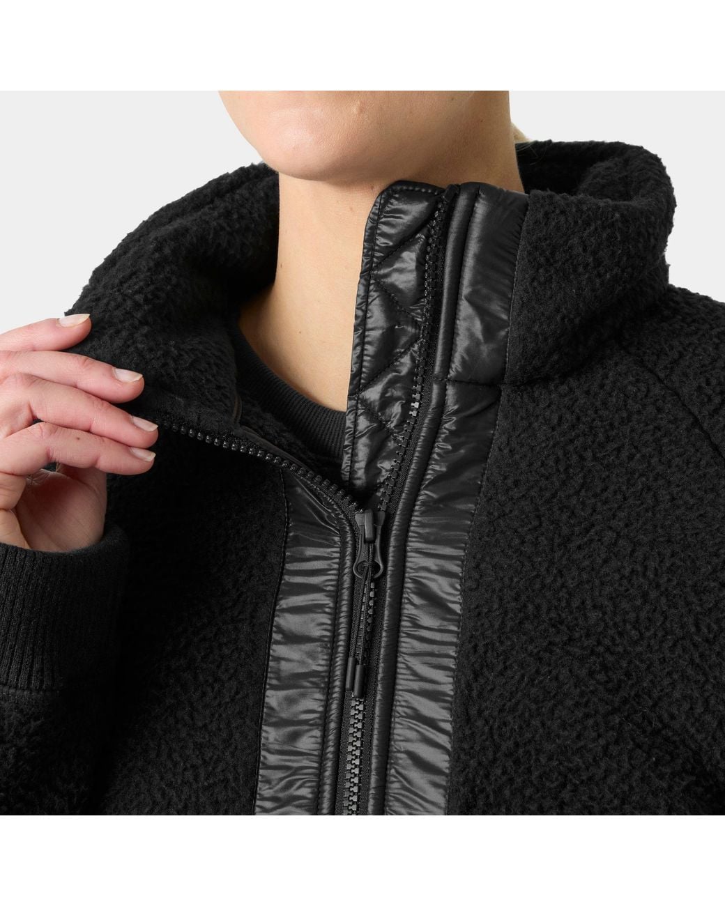 Helly Hansen Black Bliss Hybrid Fleece Jacket