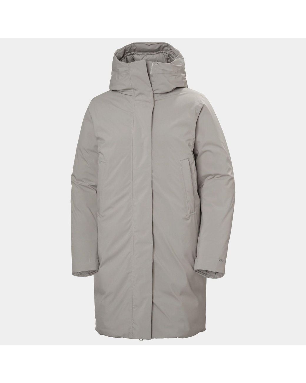 Helly Hansen Gray Urban Pro Helly Tech Down Coat Damen