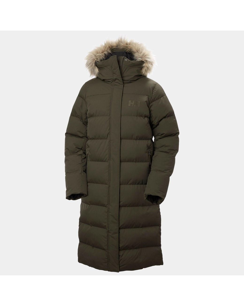 Aria Long Parka Femme Vert Helly Hansen en coloris Green